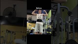 INSANE 6 Month Gym Transformation #shorts