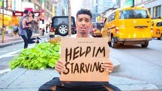 Living On $0 For 24 Hours In New York City (Challenge)