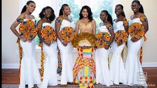 #bridesmaid #kentebride #fashion STUNNING BRIDESMAIDS OUTFITS FOR GHANAIAN TRADITIONAL WEDDING/2021