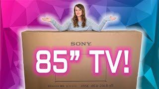 New Home, New TV! Sony Bravia XR X95K 85" TV Unboxing!