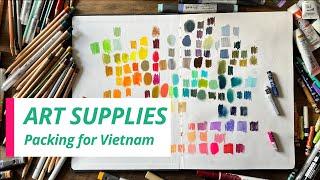 Getting Ready To Teach In Vietnam + My Ultimate Travel Art Kit!