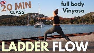 20 min Ladder Flow | Full body Vinyasa class | Yoga with Roos