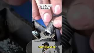 How to fix loose bolt holes #shorts #tricks #shortvideo