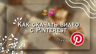  Как скачать видео с Pinterest  || Kamilla Shine 