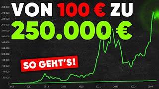 Bitcoin Sparplan - Der Weg von 100€ zu 250.000€