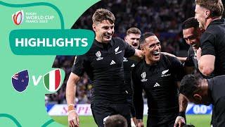 Smith hat-trick in 14-try blitz | New Zealand v Italy | Rugby World Cup 2023 Highlights