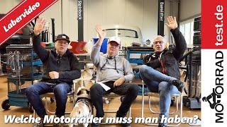 Motorräder, die man einfach haben sollte | Labervideo mit Volker, Markus und Dietmar