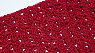 Crochet Easy Stitch for Blankets Scarfs - Fairy Shell Stitch 