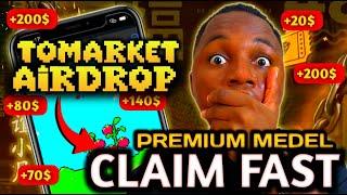 Tomarket Airdrop TGE - Complete Airdrop STEP 4 For Premium Medal || Tomato Airdrop Withdrawal