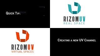 Create a UV Channel in RizomUV