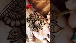 Mehndi Ka Design Front Hand Arabic #shorts #shortsfeed #trending #viralvideo #youtubeshorts #mehndi