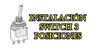 Instalación interruptor 3 posiciones (FLYSKY TH9X)