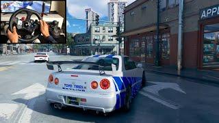 Nissan Skyline R34 GTR - The Crew Motorfest - LOGITECH G29 gameplay