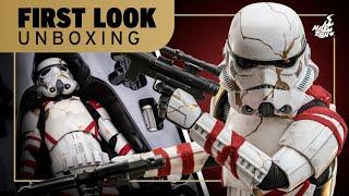 Hot Toys Ahsoka Night Trooper Star Wars Figure Unboxing | First Look