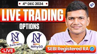 Live Trading | Nifty, Bank Nifty, Sensex | 04/12/2024 | Market Analysis