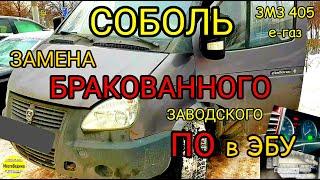 ГАЗ СОБОЛЬ, с ЗМЗ 405, замена бракованной заводской прошивки в ЭБУ Микас 11ЕТ на EURO 0 (динамика)