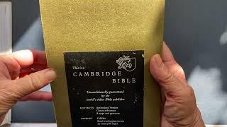 Vintage Cambridge Bible - Cameo