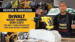 Review & Unboxing 2Kg Rotary Hammer Drill 3 Mode - DCH133P2