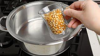 POP THE CORN TO THE LAST ONE! Crispy Corn Explodes Immediately WITH THIS METHOD