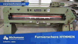 Furnierschere HYMMEN (Höchsmann Klipphausen)