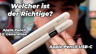 Apple Pencil 2. Generation VS Apple Pencil USB-C - Welcher ist der Richtige für mich?