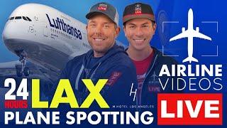 Ultimate Plane Spotting Marathon: 24 Hours LIVE at LAX! (Part 1)