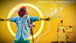 PIKACHU USE THUNDERBOLT (Pubg Mobile Montage) ll PDxfalcon