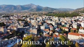 Drama, Greece - by drone [4K]. #drama