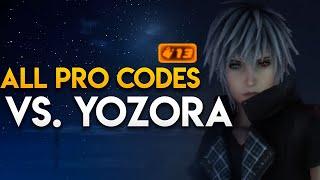 FIGHTING YOZORA WITH ALL 13 PRO CODES