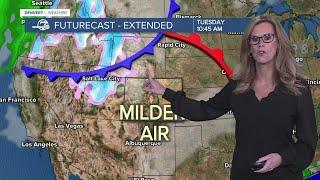 The sun is back! Another cold front arrives next week