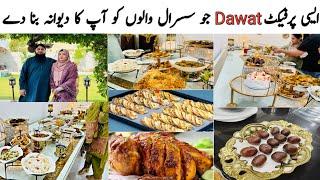 Eid Vlog | Grand Dawat Menu | Dawat for 30 people | TABLESETTING IDEAS | Hira Khawaja Recipe