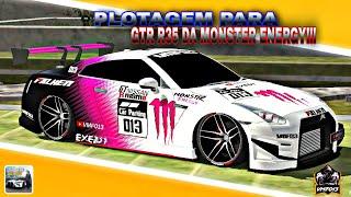 PLOTAGEM PARA GTR R35 DA MONSTER ENERGY. (car parking multiplayer)