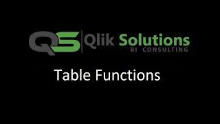 Qlik_010 : Scipting_006 : How to use Table Functions inside Qlik script