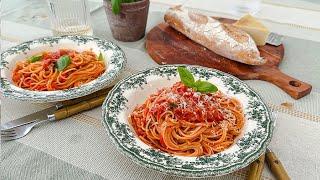 Spaghetti with Marinara Sauce. Simple home cooking!