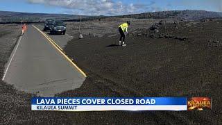 Kīlauea eruption continues with lava flow and tephra fallout on Hawaii Island