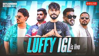 LUFFY IGL LIVE TOURNAMENT POV | LUFFY LAST ZONE ME RED DOTE CHALAYA KAR