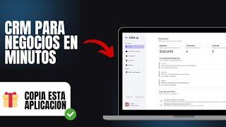 Como crear un CRM personalizado en minutos sin saber programar