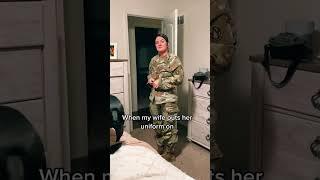 When My Wife Puts Her Uniform On | Proud Military Family Moment