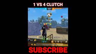 1 VS 4 CLUTCH IN C-S RANKE MATCH WINNER  #ffshorts #foryou #viralshort #trendingvideo #trending