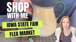 Shop with Me, Iowa State Fair Flea Market | Vintage Haul