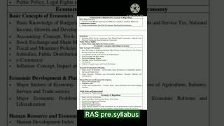 RAS pre.syllabus 2023 in English#rashifal #shorts