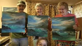 Seascape Oil Painting Tuition with Alan Kingwell