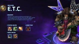 E.T.C. Hero Abilities Preview - Heroes of the Storm Alpha