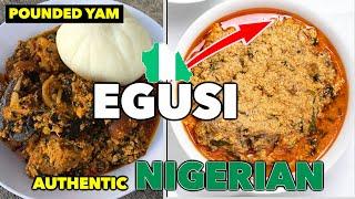 EATING NIGERIAN FOOD FOR THE FIRST-TIME (THIS NIGERIAN FOOD IS INCREDIBLE)