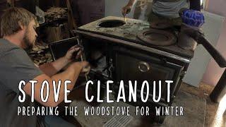 Cleaning the Woodstove - Getting it ready for winter