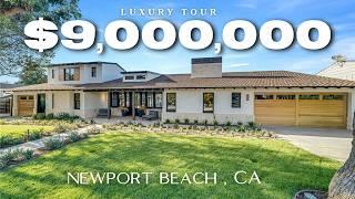 $9,000,000  Coastal Luxury Living | 427 Santa Ana Ave, Newport Beach, CA 92663