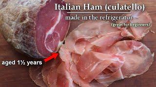 Can you make Italy's famous Culatello in your home refrigerator? | Dry curing meats for beginners