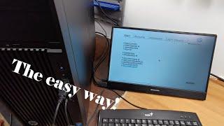 How to enter the BIOS on HP Workstation - The easy way!