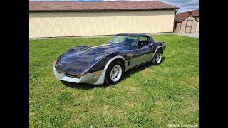 1980 Black Corvette 4spd Black Int T Top