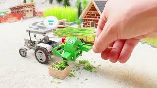 Diy tractor trolley agriculture machinery loaded trolley diesel petrol pump funny Bird 00 daily vlog